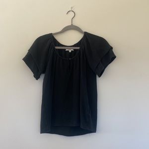 Madewell Texture & Thread Tiered Sleeve Top
